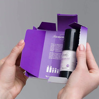 Boîte pliante en carton ondulé personnalisée avec logo, gaufrage, matériaux recyclés pour l'emballage de cosmétiques, de soins de la peau, de lotion, de crème pour le visage