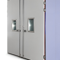Chambre climatique à design spécial pour température et humidité constantes 18m³ -40~150°C, écran tactile HMI, 380V, haute précision
