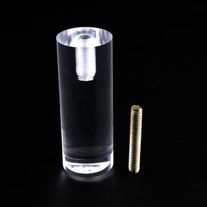 Đương Đại Tự làm trang trí nội thất rõ ràng rắn lucite xi lanh <span class=keywords><strong>Acrylic</strong></span> bàn ăn sofa chân cho tủ - Product Image 4