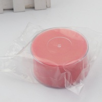 Humidificateur de papier rond en plastique pour bureau, humidificateur de doigts, humidificateur de papier pour comptage, fournitures de bureau et scolaires