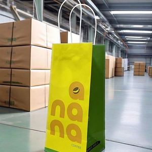 Wholesale Custom Eco Friendly Craft Kraft Big Paper Bag for Restaurant Food Takeaway - Product Image 4