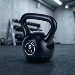 FitLover - Pesa Rusa de Plástico Antideslizante de 6.038 kg para Entrenamiento en Casa, Superficie con Recubrimiento en Polvo, Color Negro - Product Image 2