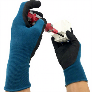 <span class=keywords><strong>Guanti</strong></span> da Lavoro Antistatici Durevoli con Doppio Rivestimento in Nitrile di Alta Qualità a Basso Prezzo Direttamente dalla Fabbrica per Riparazioni Auto - Product Image 6
