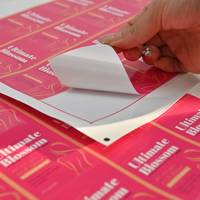 Etiquetas Adhesivas de Vinilo Autoadhesivas, Impermeables, Ecológicas y Permanentes, Personalizadas para Empaquetado, Impresión a Color y Troquelado