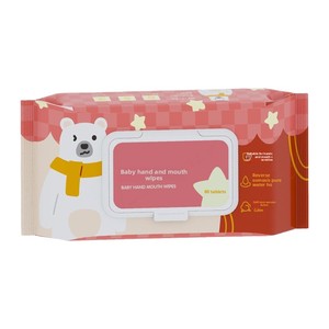 Muestras Gratis de Toallitas Húmedas para Bebé OEM, 80 Piezas, con Tapa, para Recién Nacidos, Manos, Boca y Trasero, Sin Perfume, Portátiles, Limpieza Suave - Product Image 1