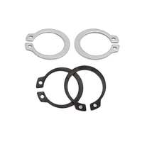 M6-M50 C Type Carbon Steel Heavy Duty Retaining Rings Black Oxide Coating DIN471 GB894 Shaft Snap Rings External Circlip Design
