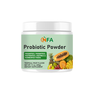 Poudre Probiotique <span class=keywords><strong>de</strong></span> Haute Qualité en Gros pour OEM, Contient <span class=keywords><strong>de</strong></span> l'Amidon <span class=keywords><strong>de</strong></span> Pomme <span class=keywords><strong>de</strong></span> Terre Résistant, Favorise une Fonction Immunitaire Saine, 210 g par Bouteille - Product Image 1