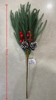 Aiguilles de pin Norfolk artificielles Rral Touch, brindilles de cyprès et de cèdre, plantes vertes, arbustes pour la décoration de Noël et des fêtes
