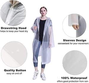 <span class=keywords><strong>Outlet</strong></span> de fábrica impermeable ligero personalizado diferentes colores impermeable desechable para exteriores - Product Image 2