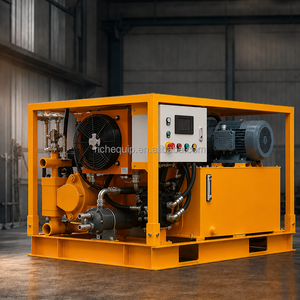 Bomba de Hormigón para Inyección de Cemento Impermeable de Alta Presión con Motor Eléctrico y Gabinete de Control - Product Image 1