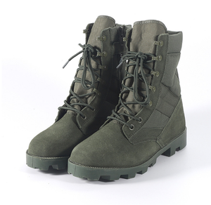 TSB910 Fashion Panama Jungle Green <b>Boots</b> Sage Outdoor Sports <b>Hiking</b> Working Shoes with Side Zip Fast Take off - Product Image 2