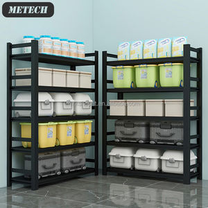 מתכת מתכווננת מדף ללא חובה בינוני אחסון מחסן מדפי מתכת עבור תצוגה - Product Image 3