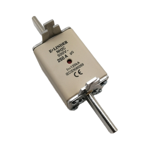 סיטונאי E-LINDER/לינדנר nh1 250a 690v שרף סכין נחושת מנצנץ גבוה שבירת קיבולת lv hrc 600v מדורג 500 נמוך סיני - Product Image 2