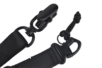 Sangle d'épaule tactique double pointe TONMO MS2 en nylon avec boucle métallique pour accessoires de chasse et corde de mission CS
