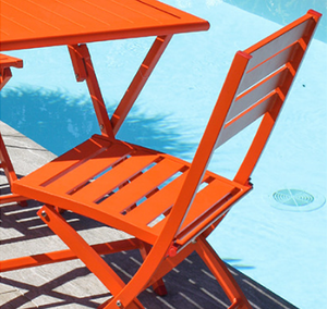 Ghế gấp ngoài trời chất lượng cao, thiết kế hiện đại, dành cho ban công, sự kiện, khung nhôm. - Product Image 3