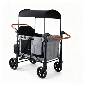 <span class=keywords><strong>Poussette</strong></span> de luxe pour extérieur <span class=keywords><strong>2</strong></span> places Wagon de voyage pour enfants et bébé<span class=keywords><strong>s</strong></span>, camping, <span class=keywords><strong>poussette</strong></span> pliante avec auvent - Product Image 6