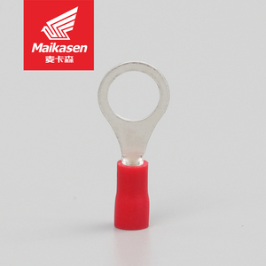 Yueqing maikasen RV loạt vinyl/PVC cách điện M5 M6 M8 M10 #10 1/4 "5/16 3/8" vít dây giày o Loại Vòng thiết bị đầu cuối Lug - Product Image 2