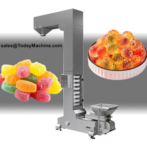 Z Tipi Bantlı Konveyör Kova Elevatörü Pirinç Patates Yem Tahıl Konveyörü Hazneli - Product Image 5