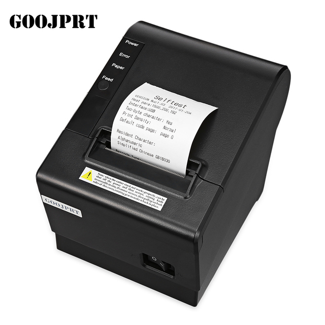 80mm Thermal Pos Printer With Auto Cutter for Ios Android System Wireless Receipt Printer