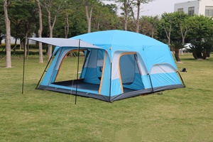 Grande <span class=keywords><strong>tente</strong></span>, spacieuse et imperméable, simple, <span class=keywords><strong>solide</strong></span> et stable, grande <span class=keywords><strong>tente</strong></span> pour le camping, la randonnée, l'alpinisme - Product Image 5