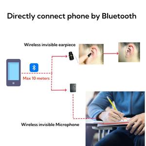 Auricular Bluetooth Invisible para Módulo de Exámenes e Investigación Empresarial, Mini Auricular Inalámbrico con Micrófono, Conexión Estable de 10 Metros - Product Image 3