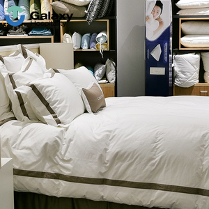 160X200 Queen Size Biancheria Da <span class=keywords><strong>Letto</strong></span> Set di Biancheria Da <span class=keywords><strong>Letto</strong></span> Di Hotel di Lusso Con la Cassa del Cuscino - Product Image 1