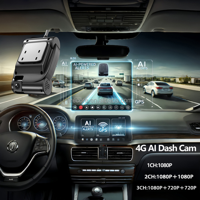Firecore HN-8901 Car Security Camera Black Box 4G AHD Night Vision Dash Cam 1080P Front Rear Dual ADAS DMS WiFi GPS Car Recorder
