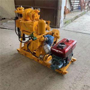 Foreuse hydraulique haute performance 100 m pour puits d'eau, modèle XY-1, alimentée par moteur, pour carottage et forage de sondages - Product Image 5