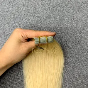 Оптовая продажа, перуанские натуральные волосы remy blonde 1b 613, натуральные пряди, косы, лента для наращивания натуральных волос в 100