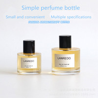 Flacons vaporisateurs en verre transparent bon marché pour parfums et cosmétiques 30 ml/100 ml