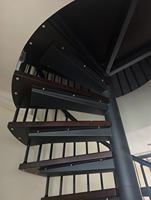 Escalier en spirale sur mesure, escalier personnalisable pour maison, balcon, grenier, certifié CE