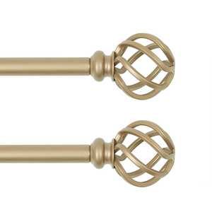 Juego de poste de cortina ajustable de barra de cortina de acero inoxidable más vendido para decoración se puede utilizar para decorar hogares - Product Image 1