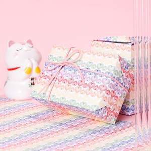 ม้วนกระดาษทิชชูม้วนสำหรับวันเกิดกระดาษห่อกระดาษสีรุ้งงานฝีมือที่ยอดเยี่ยม - Product Image 1