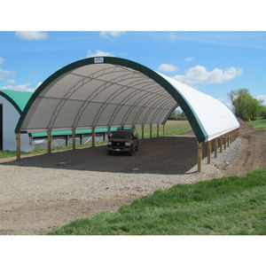 Establo Prefabricado para Ganado Lechero, Cobertizo para Vacas, Construcción <span class=keywords><strong>de</strong></span> Establos, Membrana <span class=keywords><strong>de</strong></span> PVC, Establo para Caballos, Estructura <span class=keywords><strong>de</strong></span> Acero, Establo para Vacas - Product Image 3