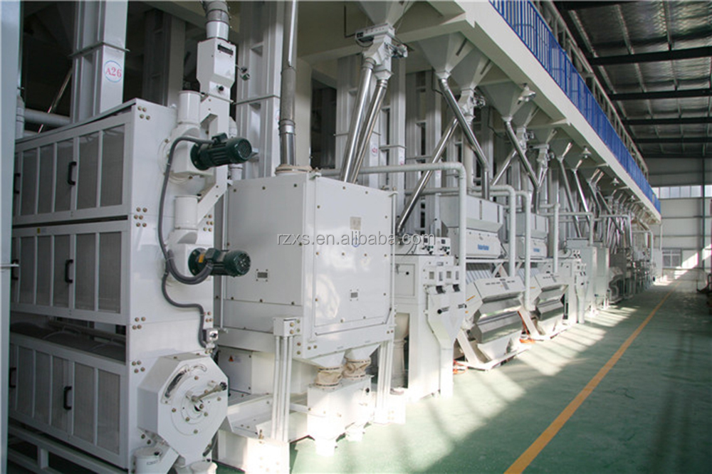 Turn key project 500 T/D fully automatic rice mill machine