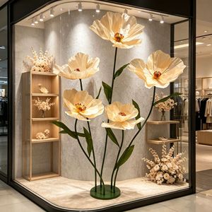 <span class=keywords><strong>Flores</strong></span> de Amapola Grandes, <span class=keywords><strong>Flores</strong></span> de Papel Gigantes Artificiales, <span class=keywords><strong>Flores</strong></span> de Amapola Hechas a Mano para Decoración de Fiestas de Cumpleaños, Jardín, Oficina, Hogar, Boda - Product Image 3