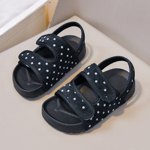 Sandali da spiaggia antiscivolo con suola morbida a pois per bambine 2026, taglie 26-36 # - Product Image 2