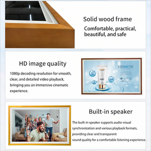 Cadre photo numérique NFT 4K 43 pouces <span class=keywords><strong>de</strong></span> haute qualité avec horloge, <span class=keywords><strong>stockage</strong></span> 4+32 Go, MP4, anti-reflet, WiFi, mur vidéo - Product Image 4