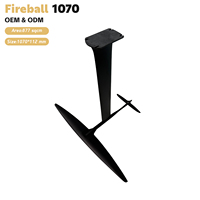 FIREBALL 1070 ULTRA Mât en carbone à module élevé sup Aile 877 cm² Planche de surf électronique WaterPlay Surf Kitesurf Foil Hydrofoil
