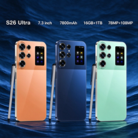 HP Android 15 S26 Ultra 16G+1TB Layar 7.3 Inch Kamera AI 108MP Terbaik, Stok Siap Grosir Harga Terbaik