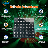 Equipo de iluminación de escenario Sailwin 7X7 Pixel RGBW LED Matrix Beam Light DMX512 Pixel LED Display para fiesta de escenario