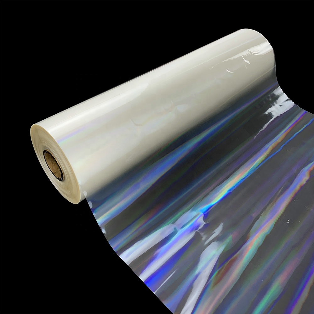 Self Adhesive Packaging Decoration Transparent Paper Transparency Opaque Holographic Film
