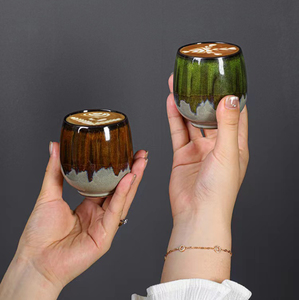 Trong Kho 80Ml 2.7Oz Bộ <span class=keywords><strong>4</strong></span> Tay Sơn Espresso Sứ Cốc Cà Phê Bộ (<span class=keywords><strong>4</strong></span> Màu Sắc) - Product Image 3