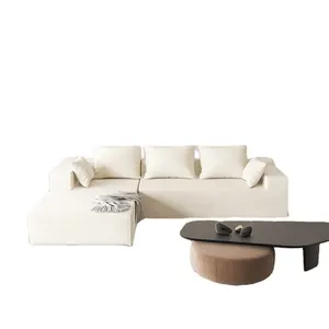 Factory Direct Customize sectional Modular sofas de salon White combination Couch Living Room I/L-shape Sofa bed