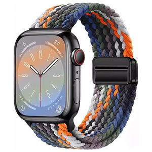 Bracelet de montre en nylon tissé magnétique universel pour <span class=keywords><strong>Apple</strong></span> Watch S10/9/8/<span class=keywords><strong>7</strong></span>/6, Samsung & <span class=keywords><strong>Huawei</strong></span> 20/22mm, bracelet de montre intelligente - Product Image 1
