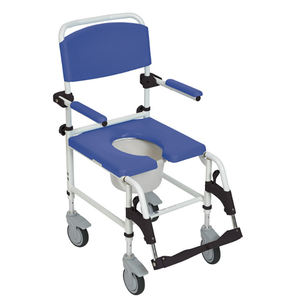 Silla de ruedas Manual multifuncional portátil CT8502L, silla de ducha para discapacitados, reposabrazos abatible, equipo de seguridad para el baño, ayuda para la movilidad - Product Image 3