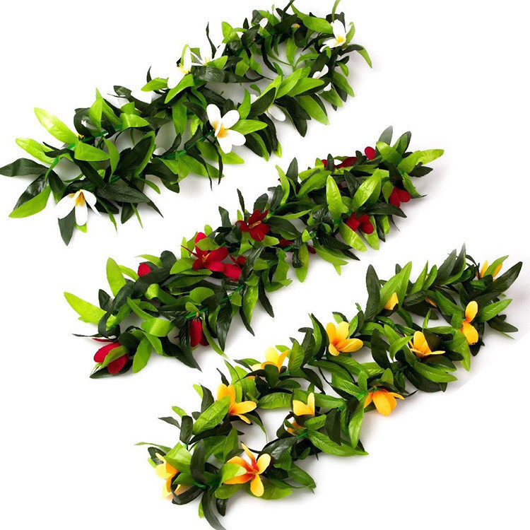 FAIRE UN ÉCLABOUSSURE Avec Ce Coloré Fleur Hawaïenne Guirlande Jupe Et