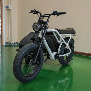 <span class=keywords><strong>OUKA</strong></span> E 73 Gros Pneu Ebike Vert Super Puissance Pedelec Deux 2 Places Siège Vélo Électrique Rétro Vintage Plage Cruiser Vélo Électrique - Product Image 6