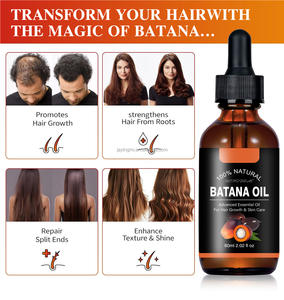 Batana Oil 100% Elixir capillaire bio nourrissant et épaississant pour cheveux secs crépus et croissance - Product Image 6