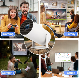 YDH-HY300 <span class=keywords><strong>Pro</strong></span> V1 Nouveau 2026 950S Projecteur 4K 500 ANSI 130 Pouces à Courte Focale pour Home Cinéma Portable Android13 WiFi 2G+16G - Product Image 3